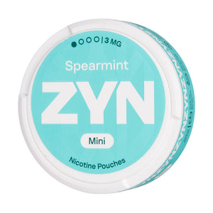 Spearmint Mini Low Nicotine Pouches by Zyn