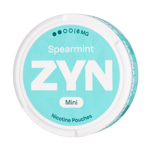 Spearmint Mini Medium Nicotine Pouches by Zyn