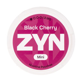 Black Cherry Mini Nicotine Pouches by Zyn - 3mg