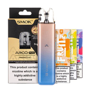 SMOK Arco E1 Pod Kit Bundle Blue Gold