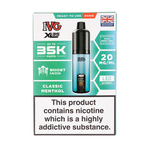 IVG XL35 Prefilled Pod Kit - Classic Menthol