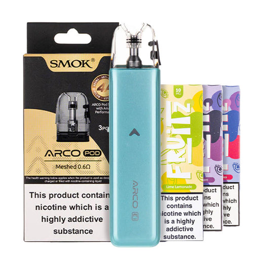 SMOK Arco E1 Pod Kit Bundle Mineral Green