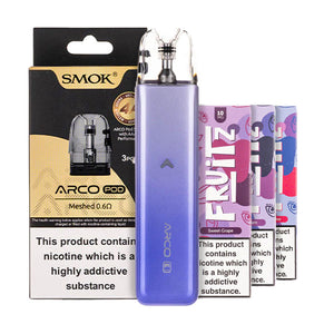 SMOK Arco E1 Pod Kit Bundle Purple Gradient