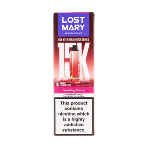 Sparkling Cherry Nera 15k Prefilled Pod + Refill by Lost Mary