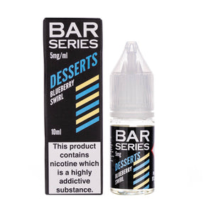 Blueberry Swirl Nic Salt E-liquid by Bar Series Desserts