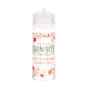 Apple, Elderflower and Garden Mint 100ml Shortfill E-Liquid by Ohm Boy