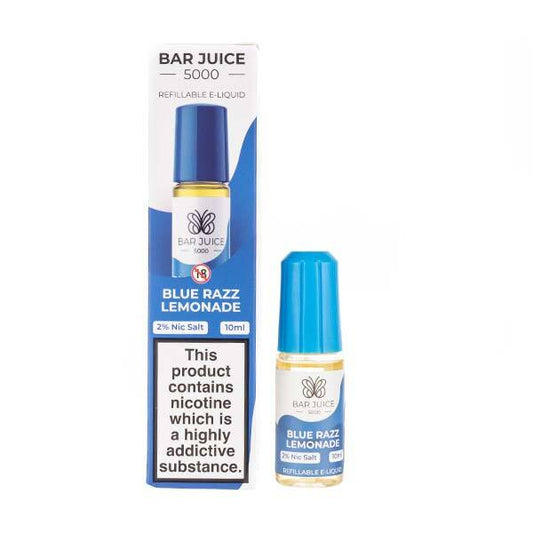 Blue Razz Lemonade Nic Salt E-Liquid by Bar Juice