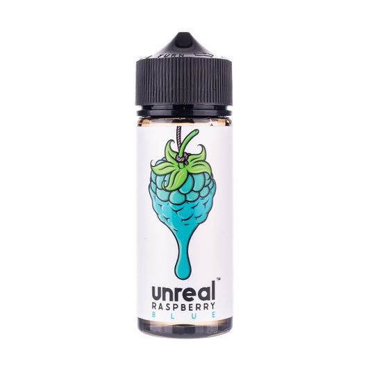 Blue 100ml Shortfill E-Liquid by Unreal Raspberry