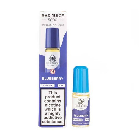 Blueberry Nic Salt E-Liquid by Bar Juice