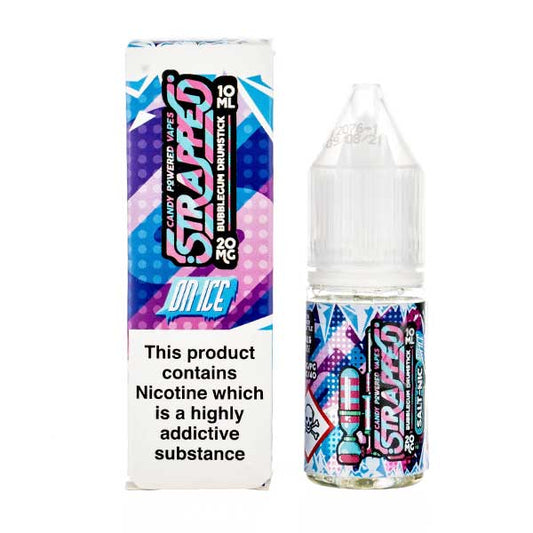 Bubblegum Drumstick ON ICE Nic Salt E-Liquid by Strapped