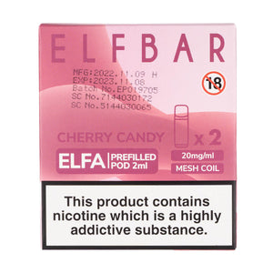 Cherry Candy Elfa Prefilled Pods by Elf Bar