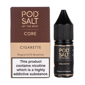 Cigarette Nic Salt E-Liquid by Pod Salt (Bottle and Box)