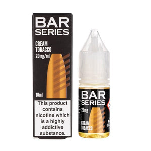 Bar Series Cream Tobacco Nic Salt E-Liquid Box & Bottle