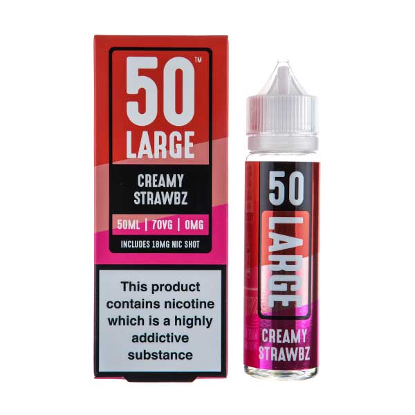 Creamy Strawbz Shortfill E Liquid 50