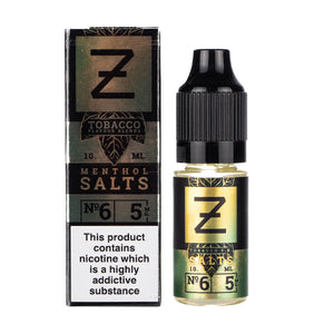 Menthol Tobacco Nic Salt E-Liquid by Zeus Juice
