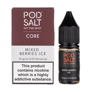 Mixed Berries Ice Nic Salt E-Liquid by Pod Salt (Bottle & Box)