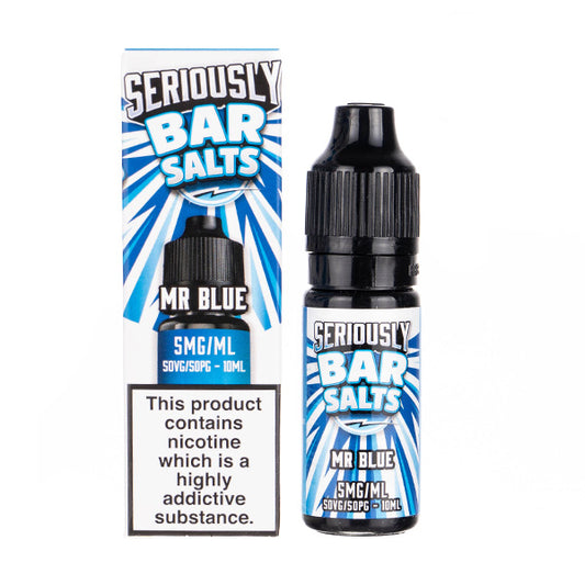 Mr Blue Nic Salt E-Liquid by Seriously Bar Salts