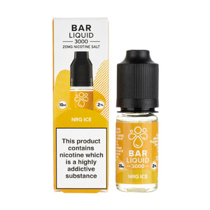 NRG Ice Nic Salt E-Liquid by Bar Liquid 3000