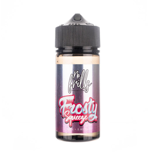 Frosty Squeeze Raspberry 80ml Shortfill E-Liquid by No Frills