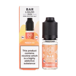 Peach Nic Salt E-Liquid by Bar Liquid 3000