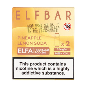 Pineapple Lemon Soda Elfa Prefilled Pods by Elf Bar