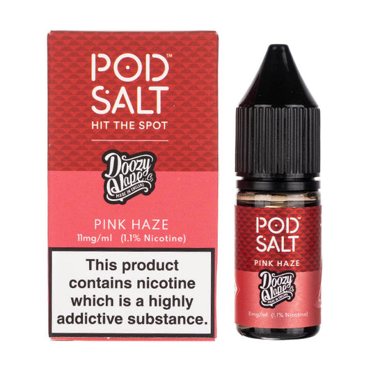 Pink Haze Nic Salt E-Liquid by Pod Salt (Bottle & Box)