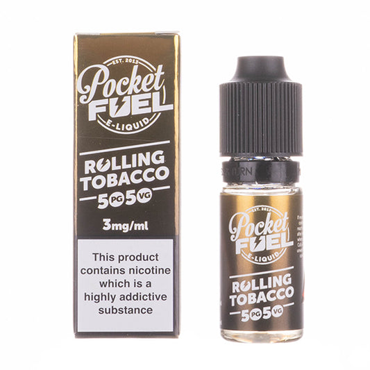 Rolling Tobacco 50-50 E-Liquid by Pocket Fuel