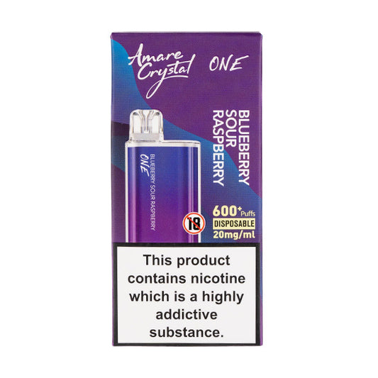 SKE Amare Crystal One Disposable Vape - Blueberry Sour Raspberry