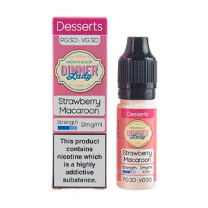 Strawberry Macaroon E-Liquid by Dinner Lady