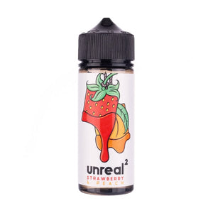 Strawberry & Peach 100ml Shortfill E-Liquid by Unreal2