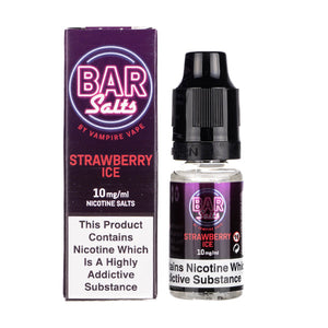 Strawberry Ice Nic Salt E-Liquid by Vampire Vape Bar Salts