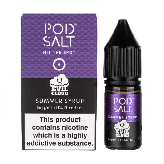 Summer Syrup Nic Salt E-Liquid by Pod Salt (Bottle & Box)
