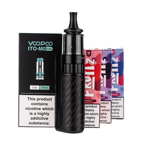 Voopoo Drag Q Vape Kit Bundle - Carbon Fiber