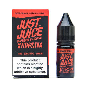 Blood Orange & Guava Nic Salt E-Liquid by Just Juice